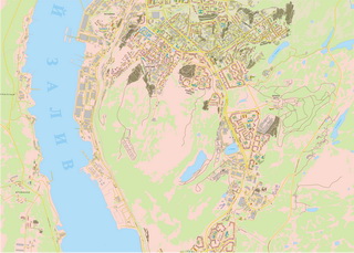 Карта-схема города Мурманск. Часть 3