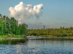 облако &quot;в штанах&quot; на р.Воронья лето 2010