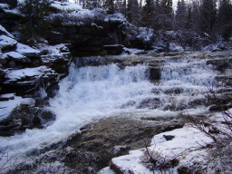 осенний водопад р.Светлая