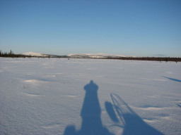 Февраль - 2009. Санный путь Ловозеро - Краснощелье - Ловозеро. Зимнее Краснощелье.