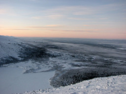 Январь 2010 г. В Ловозерье закончилась полярная ночь.