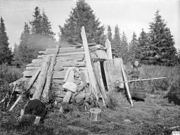 1910 год, с.Ловозеро. Фотограф Gustaf Hallström