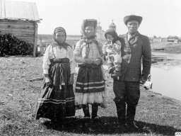 1910 год, с.Ловозеро. Фотограф Gustaf Hallström