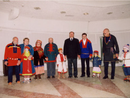 ЛНКЦ. На открытии нового здания. 2003 год
