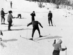 Ревда. Трамплин на Пятовской горе. Апрель - 1969