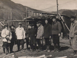 Ловозерский ГОК. Перед спуском в шахту. 1940-е