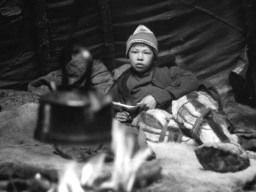 Алексей Яковлев в чуме. В.Кузнецов