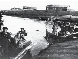 Вирма. Саамы собираются на летние места. Начало XX-века
