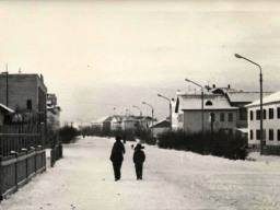 с.Ловозеро. 1976 г. Улица Советская