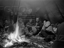 В оленеводческом чуме. Ловозерская тундра. 1968 г.