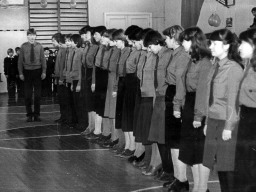 Смотр-конкурс военно-строевой песни в ЛСШ. Выпуск-1984
