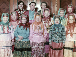 Саамский фольклорно-этнографический ансамбль "Ойяр". Ловозеро. Конец 1980-х