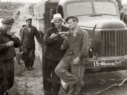 На дороге Ловозеро-Оленегорск. Начало 1970-х