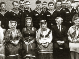 Из истории Ассоциации кольских саамов: А.Мозолевская, Н.Афанасьева, В.Селиванов, Р.Куруч