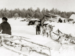 Авиатранспорт в отдаленные точки района. Конец 1970-х
