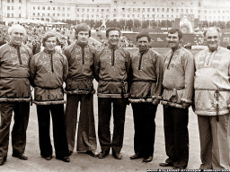 Ансамбль &quot;Луявьр&quot;. Центральный стадионе г.Мурманск. 1980-е