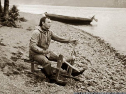 На озере Сейдозеро. 1980-е