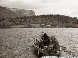На озере Сейдозеро. 1980-е