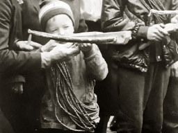 На летних саамских играх. Ловозеро. 1990-е
