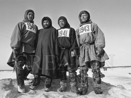 Спортсмены-оленеводы села Краснощелье. 1984 год