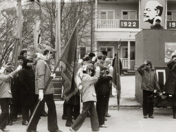 Пионеры с.Ловозеро. Начало 1980-х