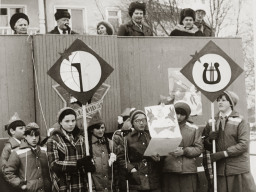 Пионеры с.Ловозеро. Начало 1980-х