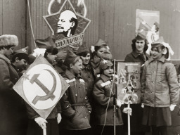 Пионеры с.Ловозеро. Начало 1980-х