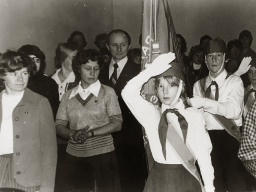 Пионеры с.Ловозеро. Начало 1980-х