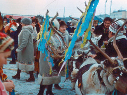 На Празднике Севера в селе Ловозеро. 1992 год