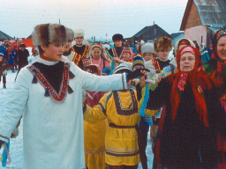 На Празднике Севера в селе Ловозеро. 1992 год