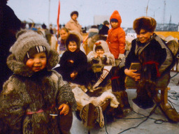 На Празднике Севера в селе Ловозеро. 1992 год