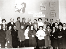 Вечер, посвященный 50-летию ВЛКСМ. с. Ловозеро. 1974 год
