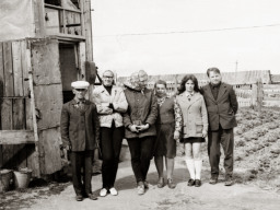 Георгий Мартынович Керт в Ловозере. 1976 год