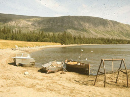 Губа Мотка, озеро Ловозеро. 1985 год