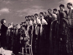 Хоровой коллектив Дома культуры Ловозерского района. 1957 год