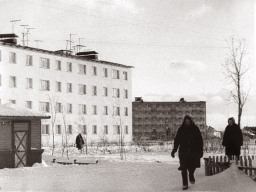 Ловозеро строится. 1971-1972 год