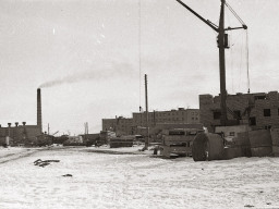 Вид новостроек с. Ловозеро. 1972 год
