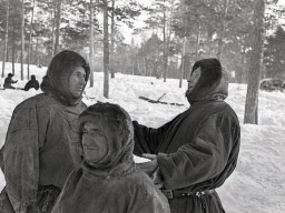 Пастухи третьего стада оленеводческого колхоза «Тундра». 1971 год