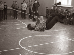 Спортивный КВН в Ловозерской школе-интернате. 1977 год